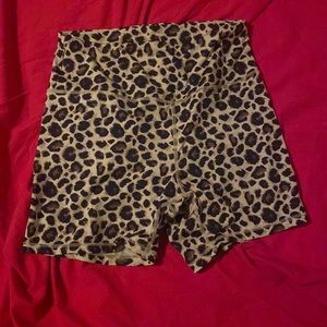 Cheetah Biker Shorts